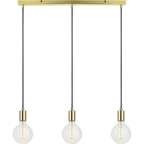 Markslojd SKY - Suspension à 3 barres de lumière en laiton, E27 (1/3)