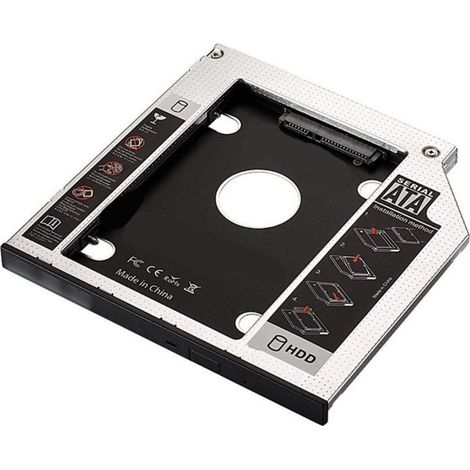 Adaptador HDD/SSD SATA para Unidad Óptica (9,5 mm) Ewent EW7003 (1/5)