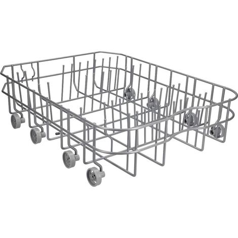 Cestello Inferiore Lavastoviglie Originale Ariston Whirlpool Il Kit comprende le Ruote Alcuni dei modelli Adattabili ADL456 - ADG190 - ADP451 Nuova Versione più Duratura