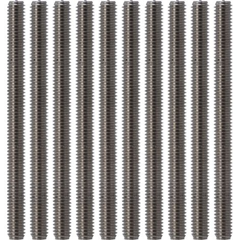 Tige filetée M4 inox 4808 série, tige résistante à l'usure durable haute dureté barre d'étude 4808-0004-0050 (1/5)