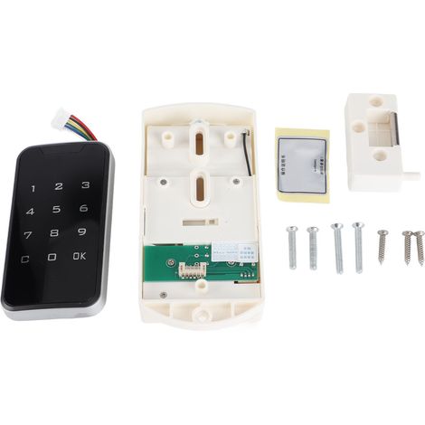 Serratura elettronica per armadietti, touch screen a basso consumo energetico, per armadietti e ripostigli, codice 1703 A.