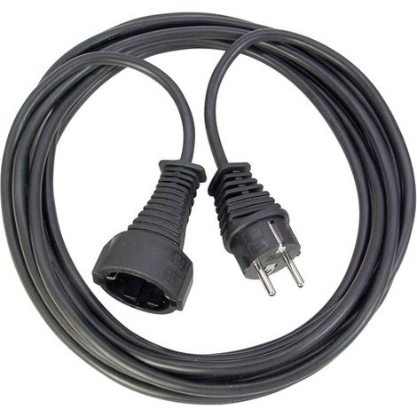 Brennenstuhl H05VV-F 3G1,5 câble électrique noir 2 mètres (1/2)