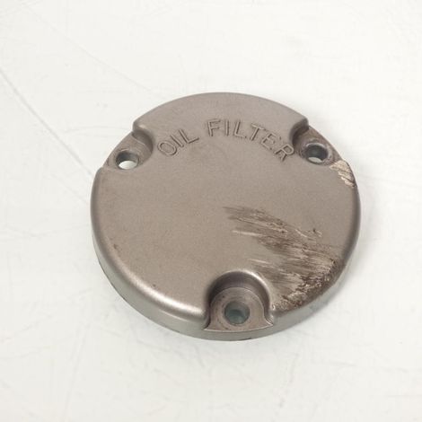 [PRODUIT D'OCCASION] Couvercle de filtre à huile origine pour moto Suzuki 125 RV van (1/2)