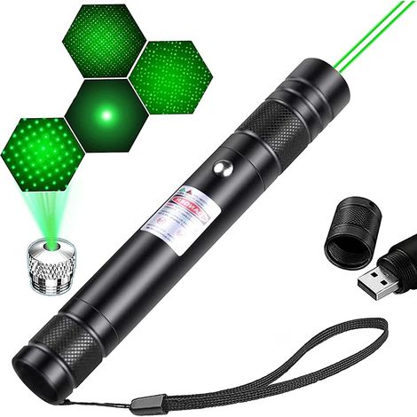Tragbare wiederaufladbare Outdoor-Taschenlampe: Wandern, Camping, Astronomie, grünes Licht – AIMOONSA (1/5)