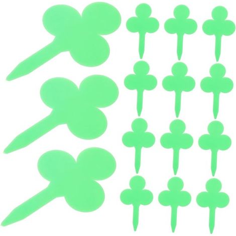 Etiquetas para plantas, etiquetas para estacas, 100 unidades, rótulos para plantas, Adecuadas para marcar árboles, invernaderos, Verde (1/5)