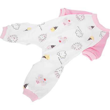 Combinaison printemps-été pour chien, vêtements doux en polyester, body à manches longues, taille XL (1/5)