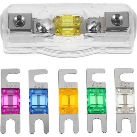 3Ensembles Boîtier Fusibles Auto Mini Plastique Zinc Couleurs Variées (1/2)