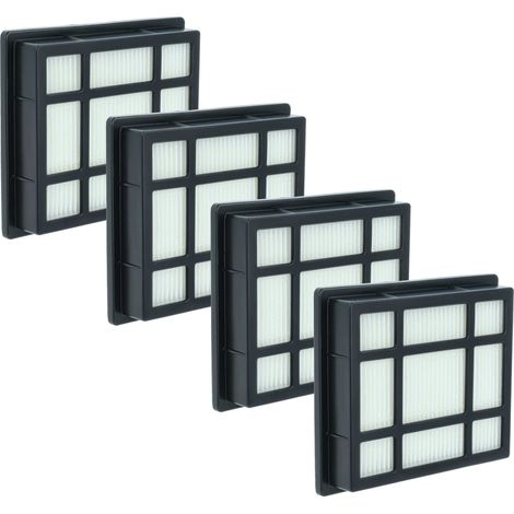 vhbw 4x Filtro compatible con Nilfisk One aspiradora - filtro Hepa negro (1/4)