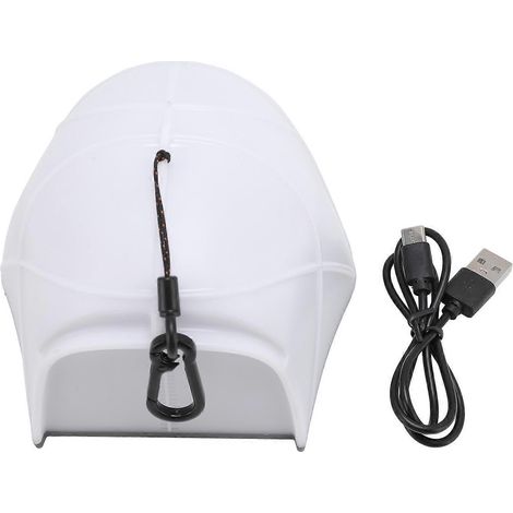 Guirlande lumineuse de camping RGB rechargeable par USB, résistante à l'eau, 15 m (49,2 pi), portable, pour tente et extérieur