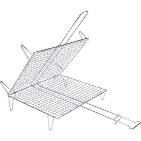 Parilla inoxidable SAUVIC pescado 30x35 02595
