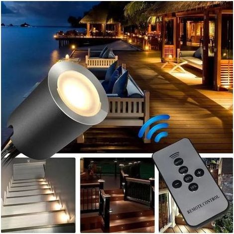 Variateur de luminosité sans fil pour lampes LED extérieures – Étanche IP67, compatible terrasse et jardin, commande radio fiable (1/5)
