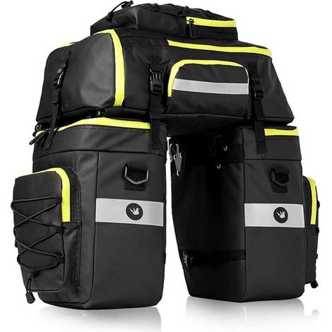 Sacoche arrière robuste pour vélo, sacoche de cadre, sacoche de transport pour longs trajets, sacoche pour vélo de sport, durable (couleur : Gr (1/5)