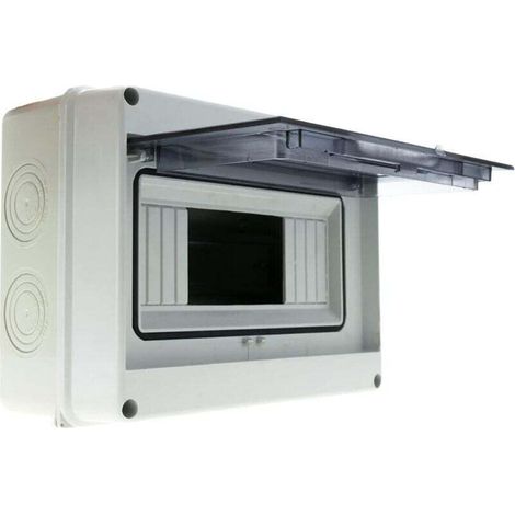 Position HV Plastic Waterproof Outdoor Distribution Box, 8 Way 12P Surface Mount Box MUMU (1/4)