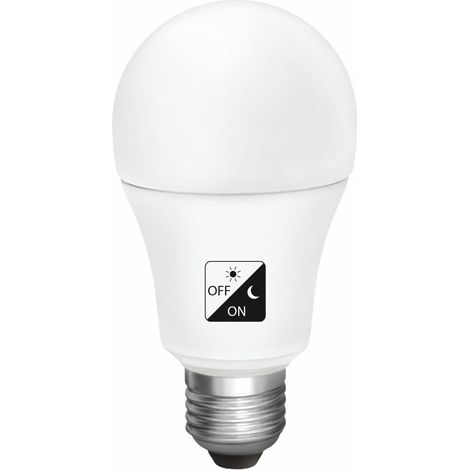 Bombilla led matel sensor crepuscular estándar E27 10W 4200K (1/3)