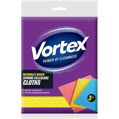 VORTEX Schwammtücher 3 Stk Schwammtuch