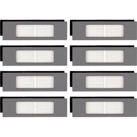 HEPA filter compatible with Ecovacs robot vacuum cleaner Deebot Ozmo 920 950 T8 Aivi Max T9 T5 N5 N7 N8+N8 Pro Plus DX55 DX93 DJ65, robot vacuum cleaner filter kit, spare 8 filters (1/5)