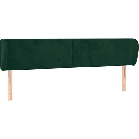Maison Exclusive - Cabecero de terciopelo verde oscuro 163x23x78/ (1/5)
