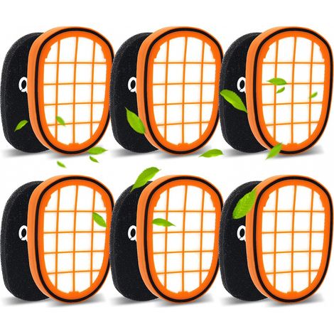 6 Stück Filter für Philips SpeedPro Max Akkusauger,FC5005/01 Ersatzfilter Zubehör für Philips FC6812 FC6813 FC6822 FC6823 FC6826 FC6723/01 FC6901-FC6904 XC7042/01 XC8045/01 XC8147/01 (1/5)