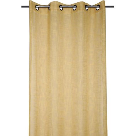 Voile Stof Ontario Curry 135x260cm 100% Polyester - Stof