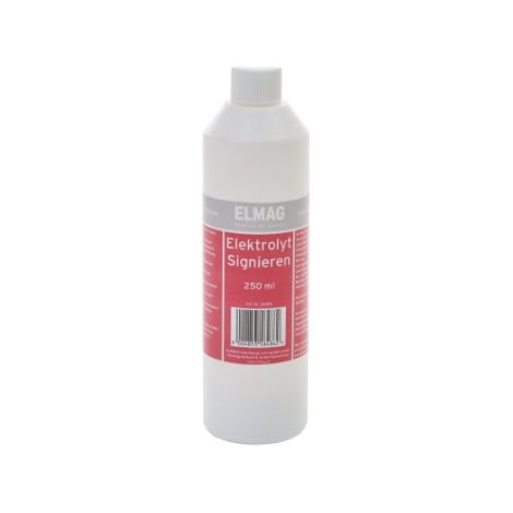 Elektrolyt Signieren (dunkel & Alu hell) 250ml