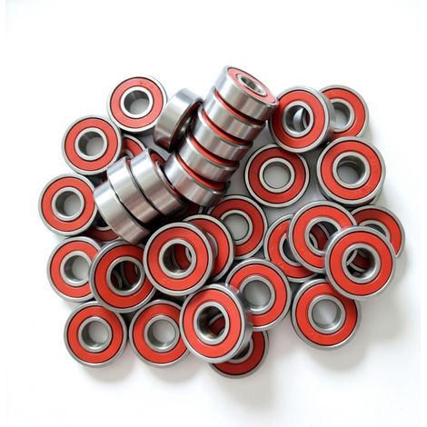 Rodamiento de bolas renovado 6303 (tapa roja, desmontado importado) (1/5)