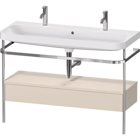 Duravit Happy D.2 Plus c-shaped Set avec console métallique et