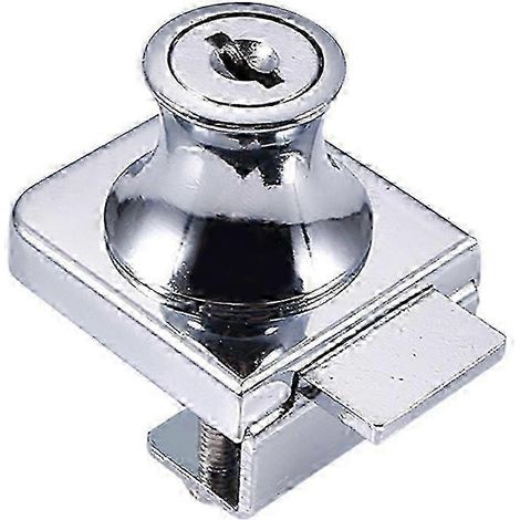 Serrures en alliage de zinc sans perçage pour vitrines, compatibles avec les modèles de 5 à 8 pouces. (1/4)
