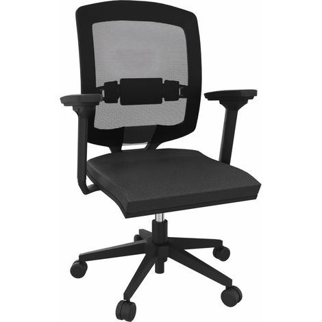 Siège de bureau en tissu Clint