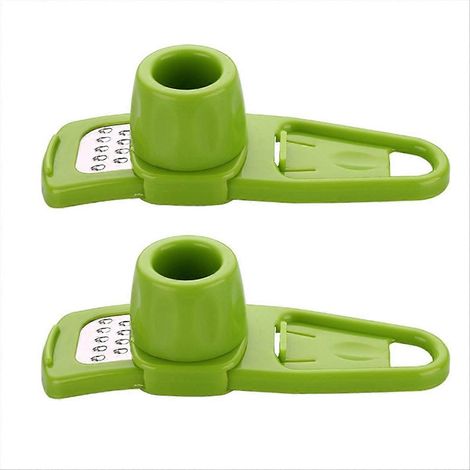 Pilon à ail manuel, ustensiles de cuisine verts (1/5)