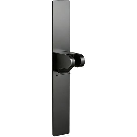 Support de douche magnétique réglable sans perçage, fixation murale en acier inoxydable 304 pour pommes de douche standard, résistant à la rouille (D) (1/5)