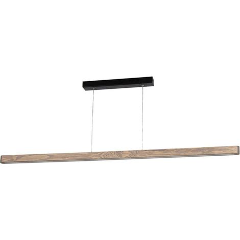 [GEBRAUCHT] B-Ware Envostar Hängeleuchte Pendellampe Lineo LED Lampe Kiefer grau Beleuchtung 118cm (1/2)