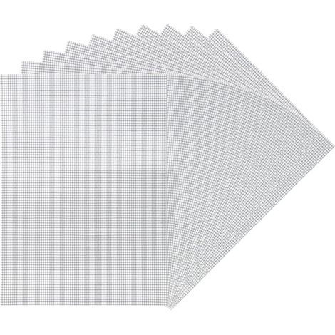 Gris,Patchs de Réparation pour Moustiquaire (10 Pièces), Dimensions 130x180 mm, Translucides et Protégés des Rayons UV - La Réparation Moustiquaire Vous Protège des Moustiques