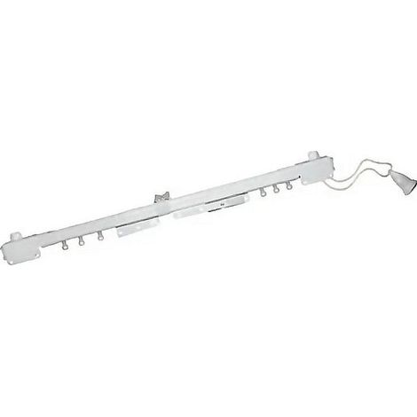 CHYC riel extensible n.1 (0.74-1.24) caja , Riel extensible para cortinas Nº1Tamaño: 0,74 a 1,24 metros.Esmaltado en blancoIncluye accesorios de montaje.