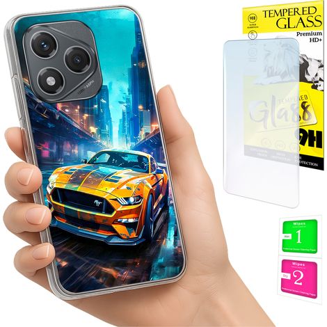 Funda para Honor 400 Lite con foto, cubierta trasera y cristal 9H. (1/5)