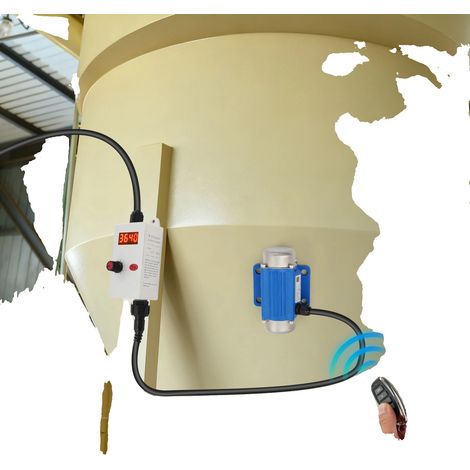 Motor vibratorio, 12 V CC, 30 W, controlador de 9 velocidades, velocidad máxima 7000 rpm, IP65 (1/5)