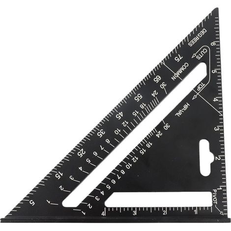 Équerre triangulaire en aluminium Mingzhe, de charpentier 18 cm (1/5)