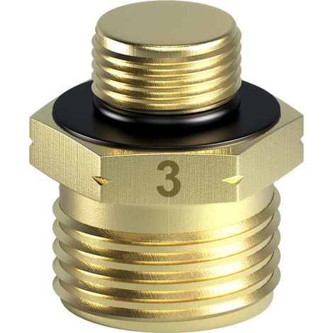 Gas Adaptor No. 3 Brass Adapter M14 x 1.5 AG (1/5)