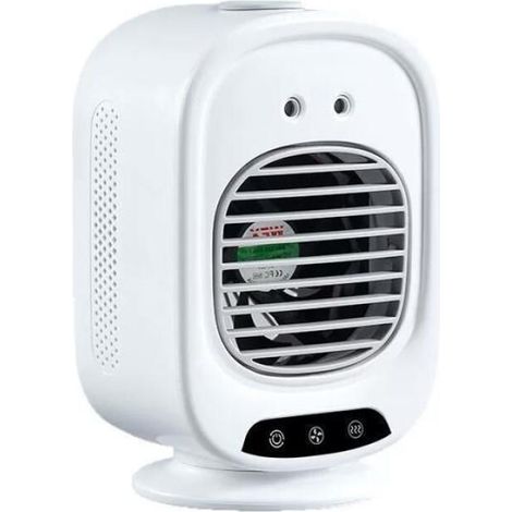 Mini climatiseur portable — Rechargeable par USB — 280 ml — Ventilateur brumisateur de bureau (1/5)