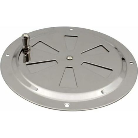 Grille De Ventilation Ronde - Acier Inoxydable 316 - Diamètre 125 mm - Pour Salle De Bain Et Cuisine - 1 Pièce