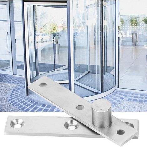 2-teiliger, um 360° drehbarer Türscharnier aus Edelstahl, 95 mm Mittelscharnier für Möbel
