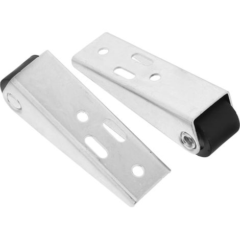 de 2 roulettes coulissantes pour portes en bois support de (1/5)