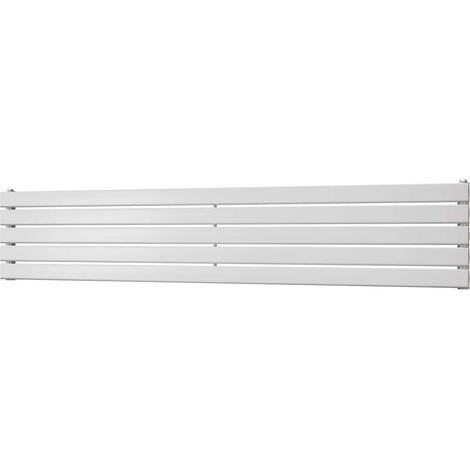 Typhoon Axis - White Horizontal Radiator H340mm x W1800mm Single Panel (1/3)