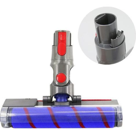 Testina di pulizia motorizzata compatibile con Dyson Turbo - Per modelli V7/V8/V10/V11/V15 - Pavimenti duri e tappeti - Rimozione rapida (1/5)