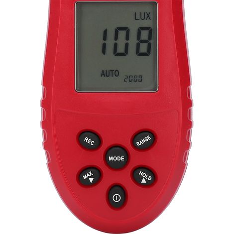 HS1010 Photomètre électronique portatif à affichage numérique et à portée automatique intégrée (1/5)