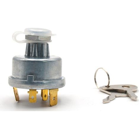 Compatible avec 10 commutateurs d'allumage universels d'origine pour tracteurs, avec démarreur sans clé, convient aux modèles Massey Ferguson 128SA, Case JCB 30275 et Case JCB 35670.