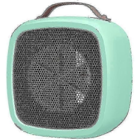 Battery Powered Space Heater - Compact Electric Mini Fan Heater With Thermostat (1/3)
