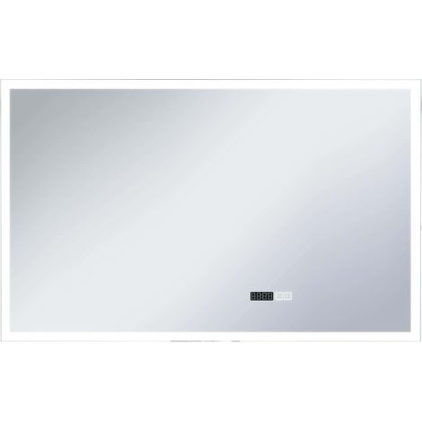 Specchio LED Bagno con Sensore Tattile Schermo Orario 100x60cm vidaXL (1/5)