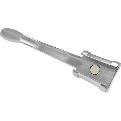 Rallonge magnétique pour clé, barre d'extension universelle de 34,3 cm (13,5 po) avec trou carré de 12,7 mm (1/2 po), compatible avec les outils de réparation mécanique AQ WHBYV (1/4)