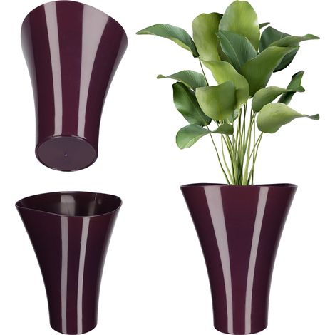 Housse de pot de fleurs, design élégant, compatibilité polyvalente, VIOLET, Petit (1/2)