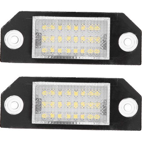 Lampe d'immatriculation à 24 LED, lampe résistante aux intempéries, à économie d'énergie, pour voiture Ford C-MAX MK2, utilisation d'un outil automobile